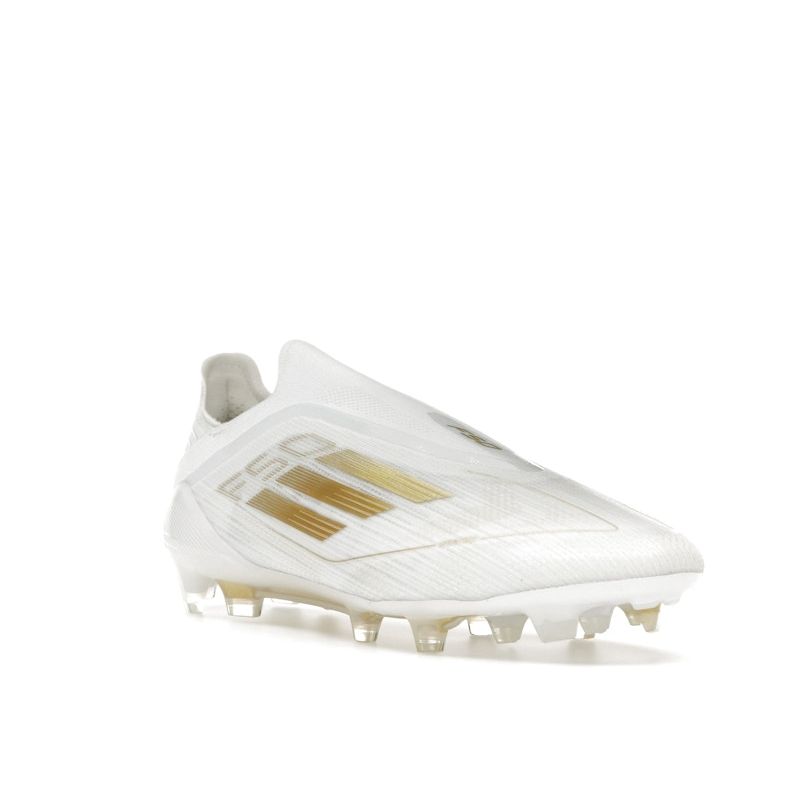 Adidas Adizero F50 Elite Laceless FG Dayspark Pack Unisex Sneakers White Cloud-White Gold-Metallic IE3183