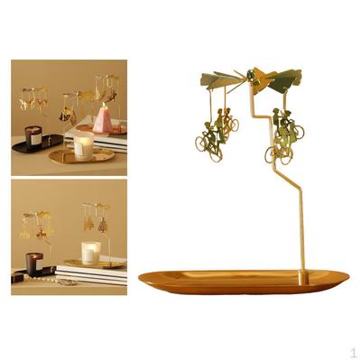 Подсвечник, вращающийся подсвечник для влюбленных, романтическая свадьба, рождественская вечеринка, камин,