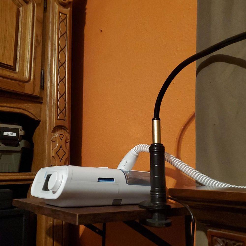 Держатель-вешалка для шланга аппарата CPAP для предотвращения утечек и запутывания трубки, регулируемый и прочный