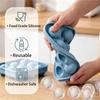 Soccer Ball Ice Cube Molds,9/4 Cavity Silicone Football Ice Mold Reusable Sports Ice Maker Mold for Game Day Party Suppliess 6