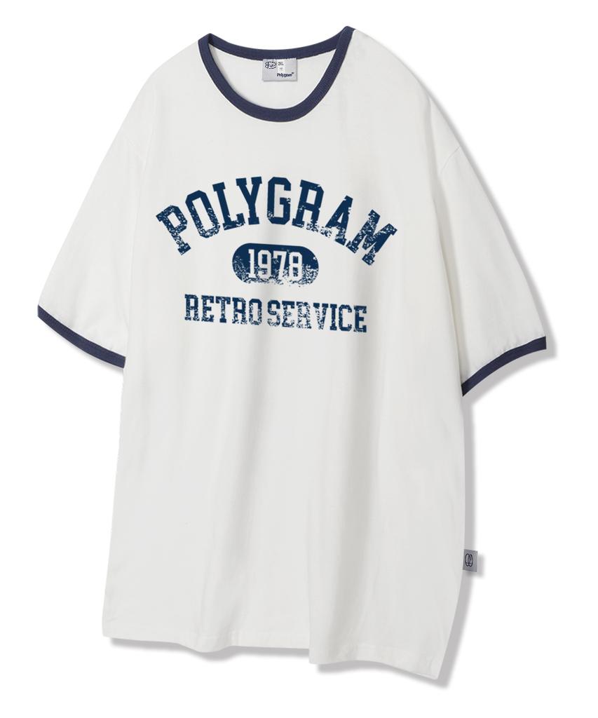 Футболка с коротким рукавом POLYGRAM Retro Service Ringer - 3 цвета
