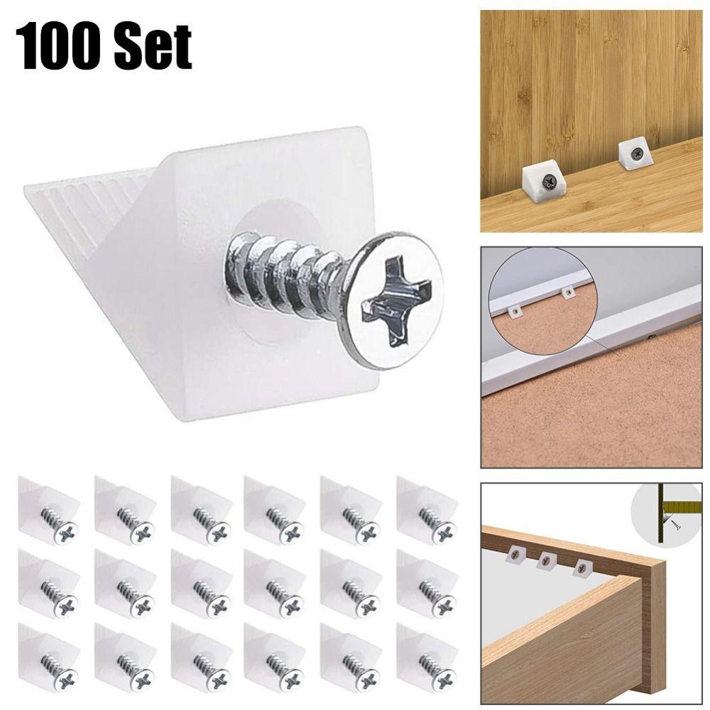 Sagging Support Drawer Chest Bottom Hardware Bracket Bevel Plate Support Mending Wedge Screw