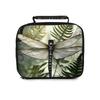 Dragonfly Print Children's Lunch Bag Best Gift for Boys Girls 2D Flat Cartoon Zipper for School Outdoor Picnics Bento
