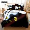 Beautiful  Flower Bedding Set Duvet Cover Set 3d Bedding Digital Printing Bed Linen Queen Size Bedding Set Fashion Designs