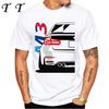 E90 Low Style Skull Driver TShirt New Summer Men Short Sleeve Legend E34 Car Art Tshirts Boy Casual White Tees