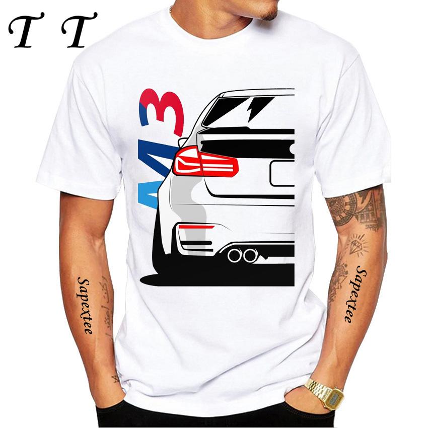 E90 Low Style Skull Driver TShirt New Summer Men Short Sleeve Legend E34 Car Art Tshirts Boy Casual White Tees