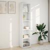 Vidaxl Книжная полка, Белый, 40x30x189 см, Материал: Древесно-стружечная плита