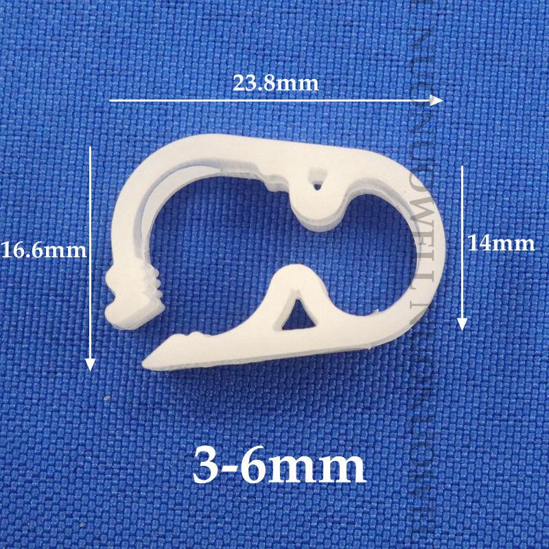 5Pcs 3~18mm Adjustable Water Stop Clamp Plastic Hose Flow Regulator Robert Clamp Switch Damper