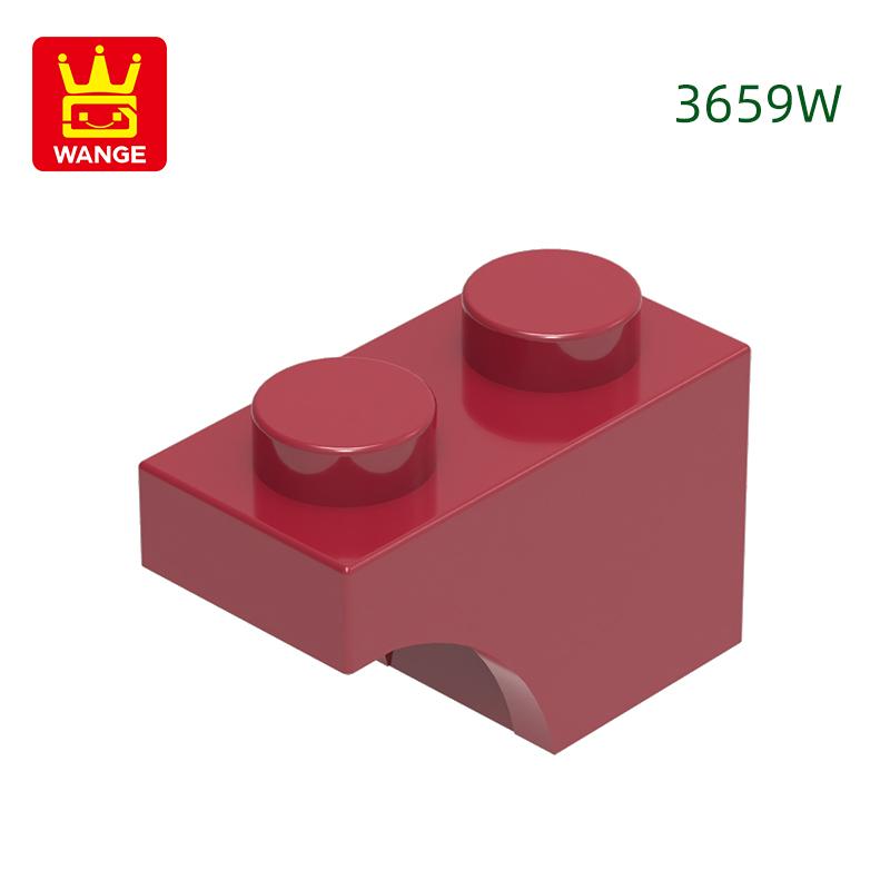 166 шт./лот 3659W 1x2 Полуарка Строительный Блок Moc Цветные Аксессуары Совместим с featuring Brick СДЕЛАЙ САМ Детская Игрушка Сборка Подарок Идея
