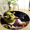 1pc Shrek2 Design Printed Area Round Carpet for Bedroom Living Room Home Decor Rugs Mat Non Slip Mat Rug for Bedside