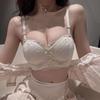 Sexy Women Lace Bras Push Up Big Breast Girls Fashion Underwear Backless Sling Adjustable Strap Wireless Female Lingerie