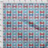 oneOone Ткань Cotton Flex Medium Blue для шитья детских галстуков-бабочек, по ярдам, напечатанная своими руками, швейные принадлежности для одежды, 40 дюймов