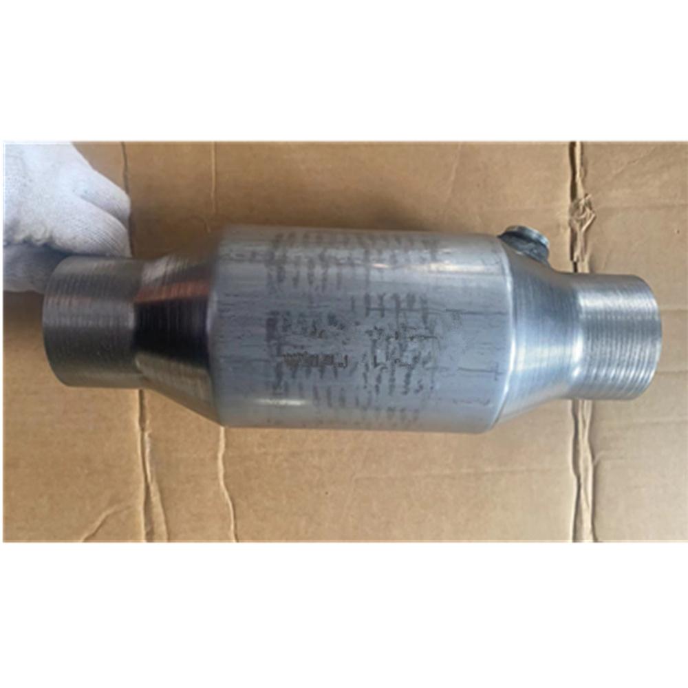 2.5" High Flow Catalytic Converter w/O2 Sensor Port Universal
