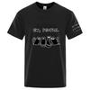 Unisexs Casual Short Sleeve Tshirt Funny Cat Logo Print Solid Color Lightweight Sporty Style Collared Golf Shirt for Summer