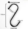 Плоский S-образный крючок из нержавеющей стали для сушки колбасы, бекона, рыбы, кухни или хранения одежды