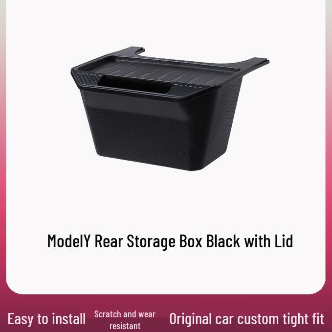 Tesla Model Y Rear Console Organizer: Car Interior Storage Essentials