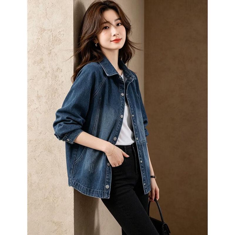 D.F.DEAR Women's Autumn Casual Denim Jacket