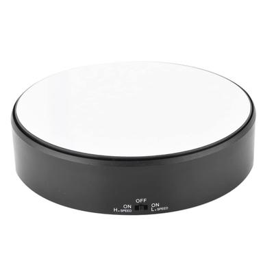 Зеркальная поверхность, вращающаяся на 360 градусов, подставка для дисплея, регулируемая скорость вращения, поворотный стол, держатель для ювелирных изделий