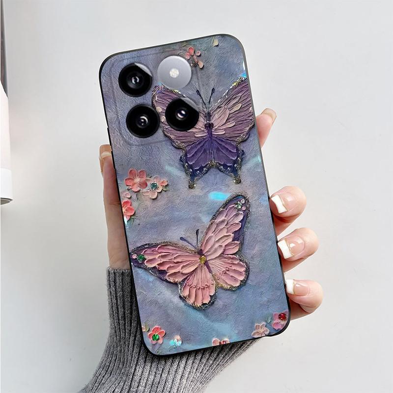 Чехол для Xiaomi 14T Pro Милый Чехол-Астронавт Бабочка Силиконовый Мягкий Чехол для Телефона Для Xiaomi Mi 14T Pro Mi14T Fundas 6.67'' Бампер
