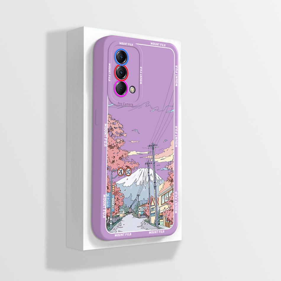 Для Чехол Realme GT Master Case RMX3363 Модный Цветочный Матовый Мягкий ТПУ Задняя Крышка Для OPPO Realme GT Master Edition Capas Fundas