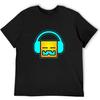 Мужская футболка Dj Geometry Dash Черная Унисекс Мужские футболки