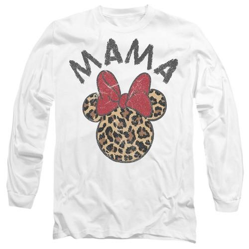 Disney Футболка унисекс для взрослых Mama Minnie Mouse с леопардовым принтом ко Дню матери