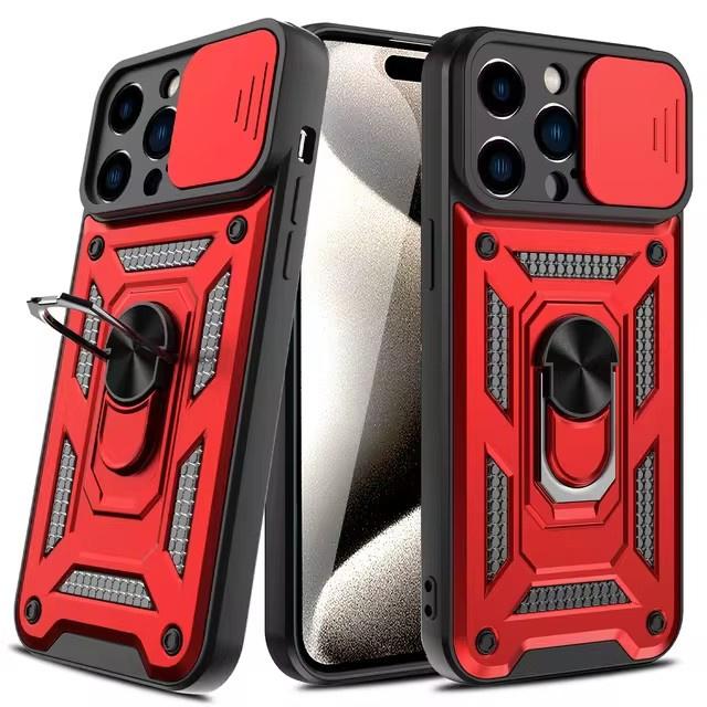 Магнитный чехол со шторкой для камеры для iPhone 16 15 Pro Max 13 12 Mini Чехол для iPhone 14 11 Pro Mas 15 16 Plus Держатель-кольцо Чехол для телефона