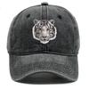 Tiger Head Print Adjustable Caps HD Animal Heads Man's Cap Casual Vintage-Inspired Snapback Baseball Hat One Size Fits All