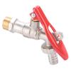 Brass 1/2" Thread Water Tap Lockable Faucet Home Outdoor Garden Tool Lockable Water Tap