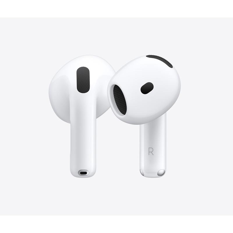 Apple Беспроводные наушники AirPods 4 с микрофоном — Bluetooth, USB Type-C, белые