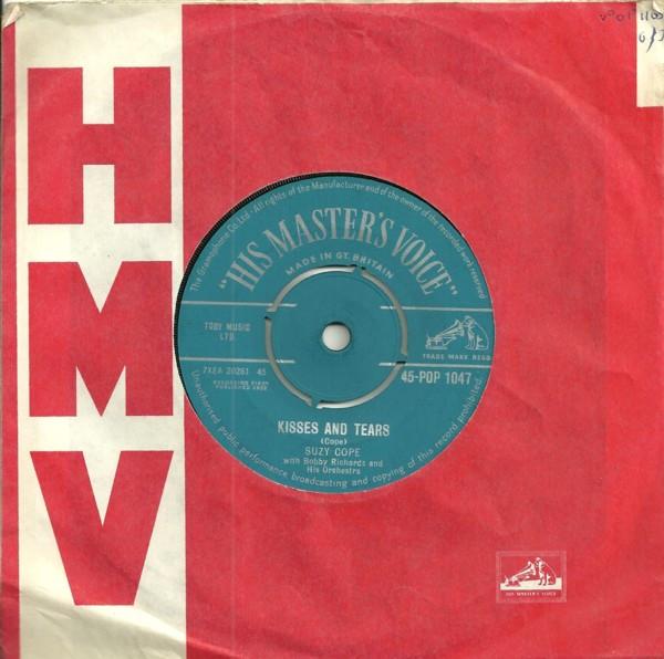 7-дюймовая пластинка SUZY COPE, BOBBY RICHARDS & HIS ORC - Not Never Not Now 45POP1047 HIS MASTER'S VO 1962 UK Поп Б/у