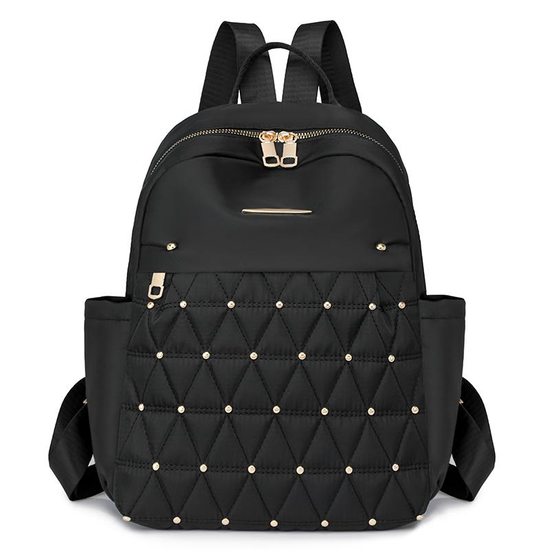 Ромбовидная вышивка рюкзак женский рюкзак большой емкости водоотталкивающий дорожный рюкзак