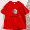 Copy Moon Joy Tshirt Space Lover Graphic Tee Trendy Cotton Short Sleeve Round Neck Printed Tshirt Unisex Unisex Clothes