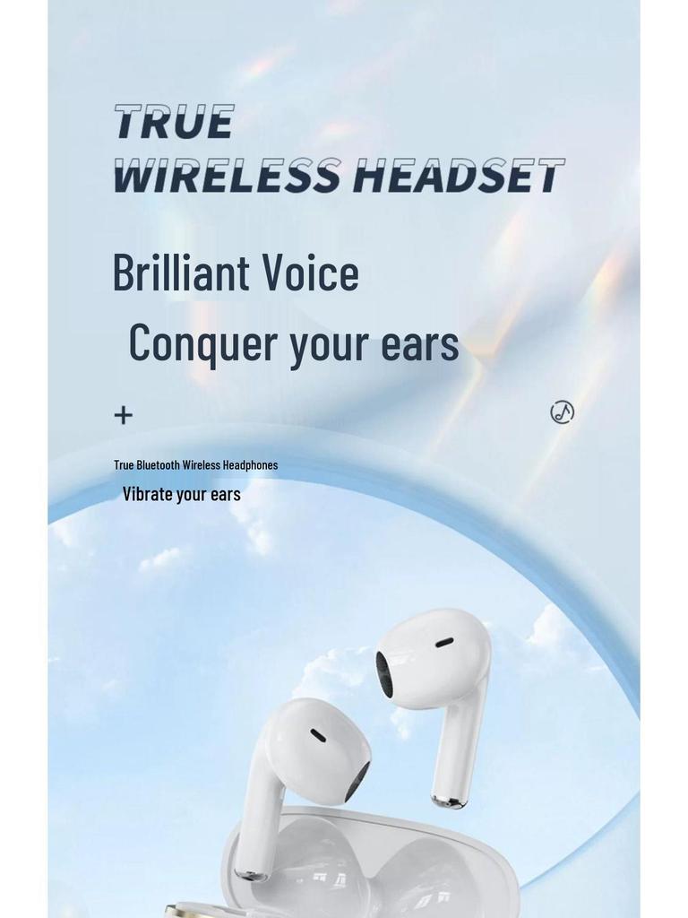 Dual-Ear Noise-Cancelling Wireless Bluetooth Earphones for Huawei, Apple, Xiaomi, Vivo, OPPO - Free Shipping