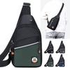 New Men's Chest Bag Multifunctional Commuter Business Shoulder Bag Cool Leisure Travel Large Capacity Portable Messenger Bag.