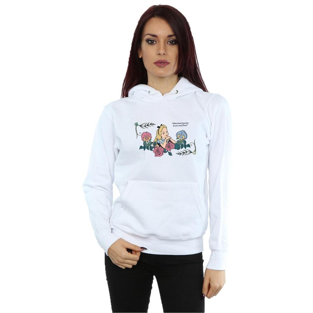 Disney Womens/Ladies Alice In Wonderland What Kind Of Garden Hoodie