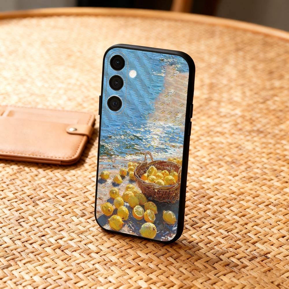 Чехол для телефона «Закат И Морской Пейзаж» Для Samsung A73,72,71,A52,51,40,41,A22,A32,31,A13, Мягкий Черный Корпус