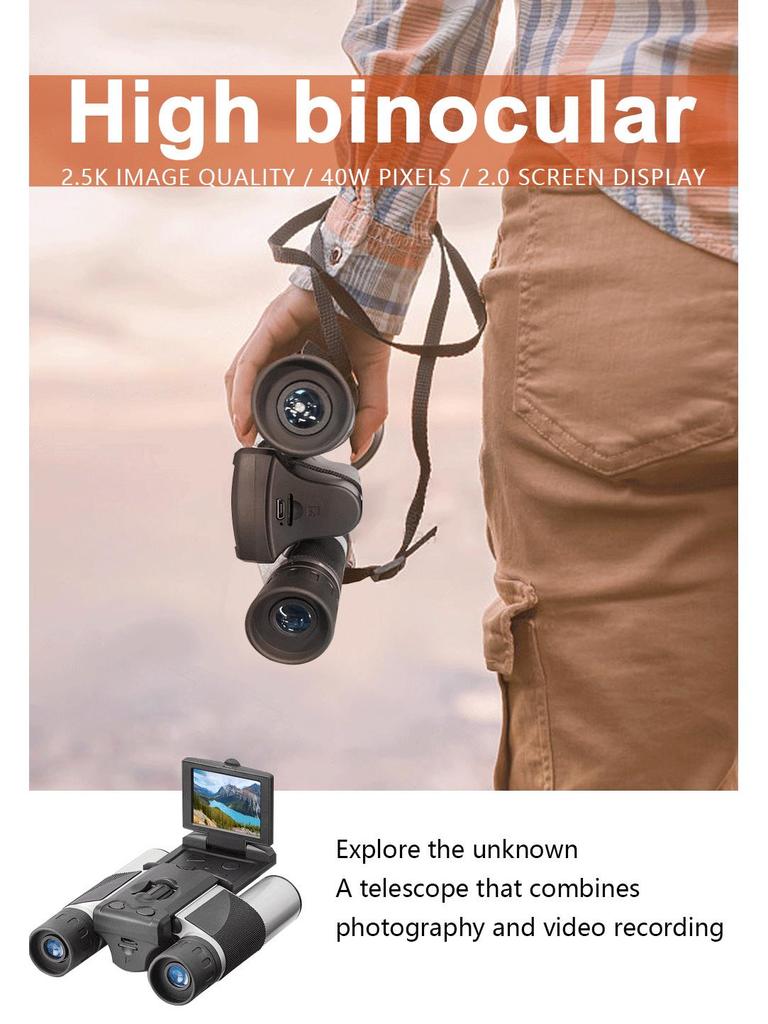 DT10 Starlight Night Vision Digital Binocular Telescope with High-Definition Recording & Photo Capabilities for Birdwatching and Outdoor Use