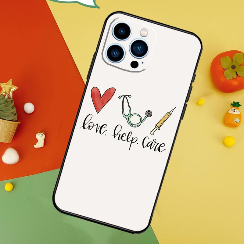 Медицинский чехол для медсестры, чехол для здоровья, чехол для iPhone 15 16 11 13 12 14 Pro Max Mini X XR XS 7 8 Plus, задняя крышка, корпус