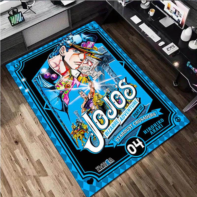 1Pc JOJO Cancer Print Rug - Computer Chair Area Rug home decoration Carpet For Living Room Bedroom Flooring Mat