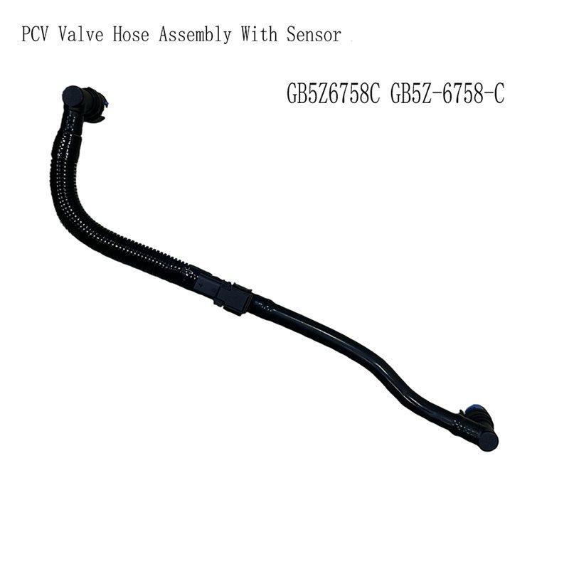 PCV Valve Hose Assembly With Sensor PVC Crankcase Breather Hose For Ford Flex 2015-- GB5Z6758C, GB5Z-6758-C
