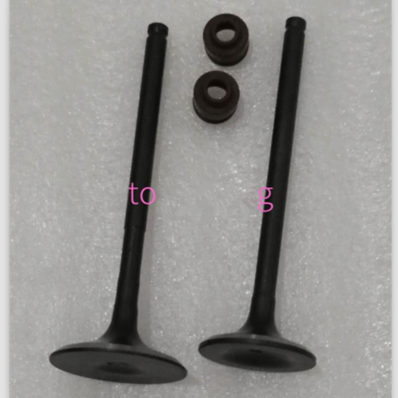 Motorcycle Engine Parts Valve Stem & Oil Seal & Spring & Valves Set For LIFAN KPT200 KP150 KPR150 KPR200 LF150-10B LF150-5U