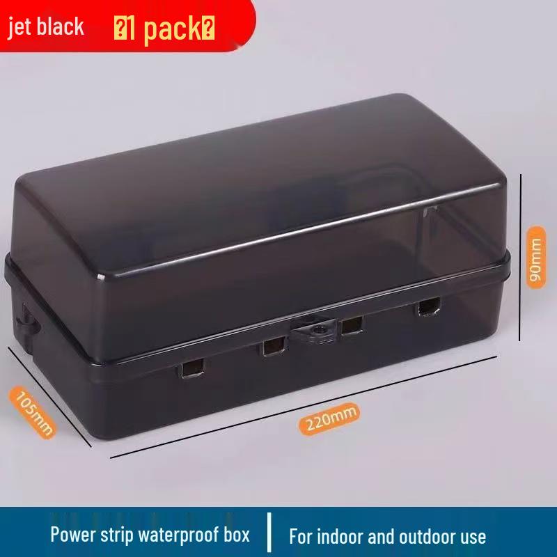 Waterproof Outdoor Extension Cord Box: Rainproof, Fully Enclosed, Bathroom Charging Power Strip