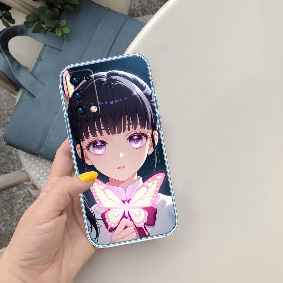 BF36 D-Demon S-Slayer Soft Shell Transparent Phone Case for Motorola Moto G7 G8 G9 G84 G85 G73 G24 G15 Z2 Play Power Plus