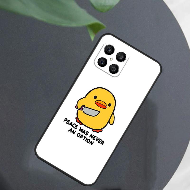 Duck With Knife Duck Cute For Honor Magic 5 6 7 8 Pro Case For Honor 400 200 50 70 Lite X8c X8b X9a X9b X9c X9d Win RT