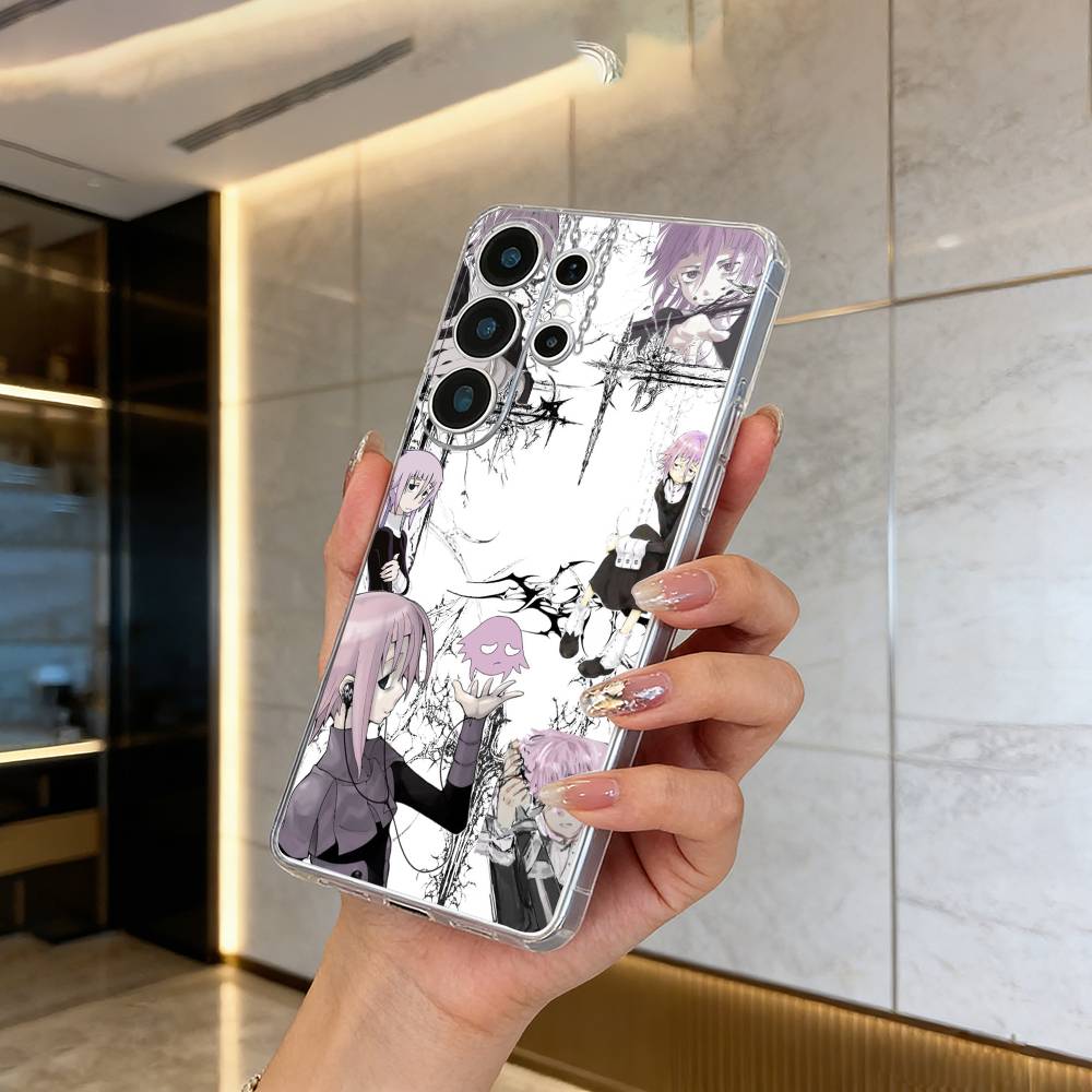 Чехол для телефона Anime-S-Soul -E-Eater, прозрачный, мягкий силикон, для Samsung S25, S24, S21, S22, S23, S30, Ultra, S20, Plus