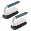 2pcs Scrub Brush, Scrubbing Cleaning Brushes, Heavy Duty Cleaning Brushes with Handle, for Shower, Bathroom