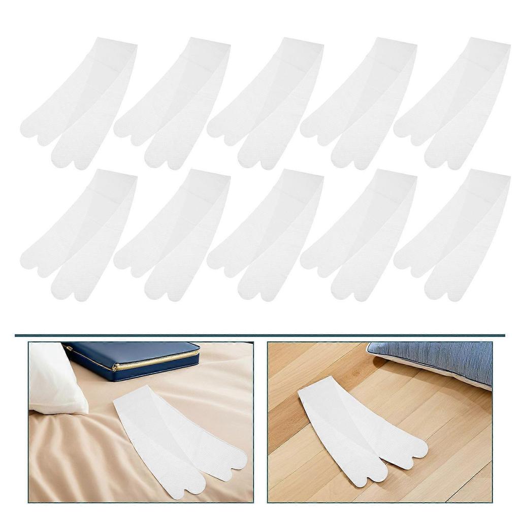 20pcs Washable Tummy Liners For Sweat - Rash Under Belly Sweat Liner Perspiration Absorber Pads Disposable Belly Band For Skin 28.69 X 4.52 Inch White