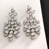 Роскошные серьги-кисточки с бриллиантами из стерлингового серебра для женщин - 925 Высококлассный банкетный стиль