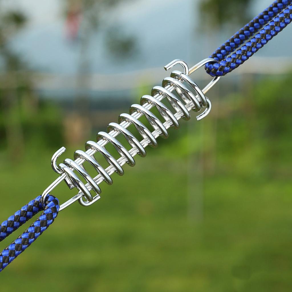Tent Spring Buckle Stainless Steel High Strength Tightness Adjustment Rope Tensioner Awning Fixed
